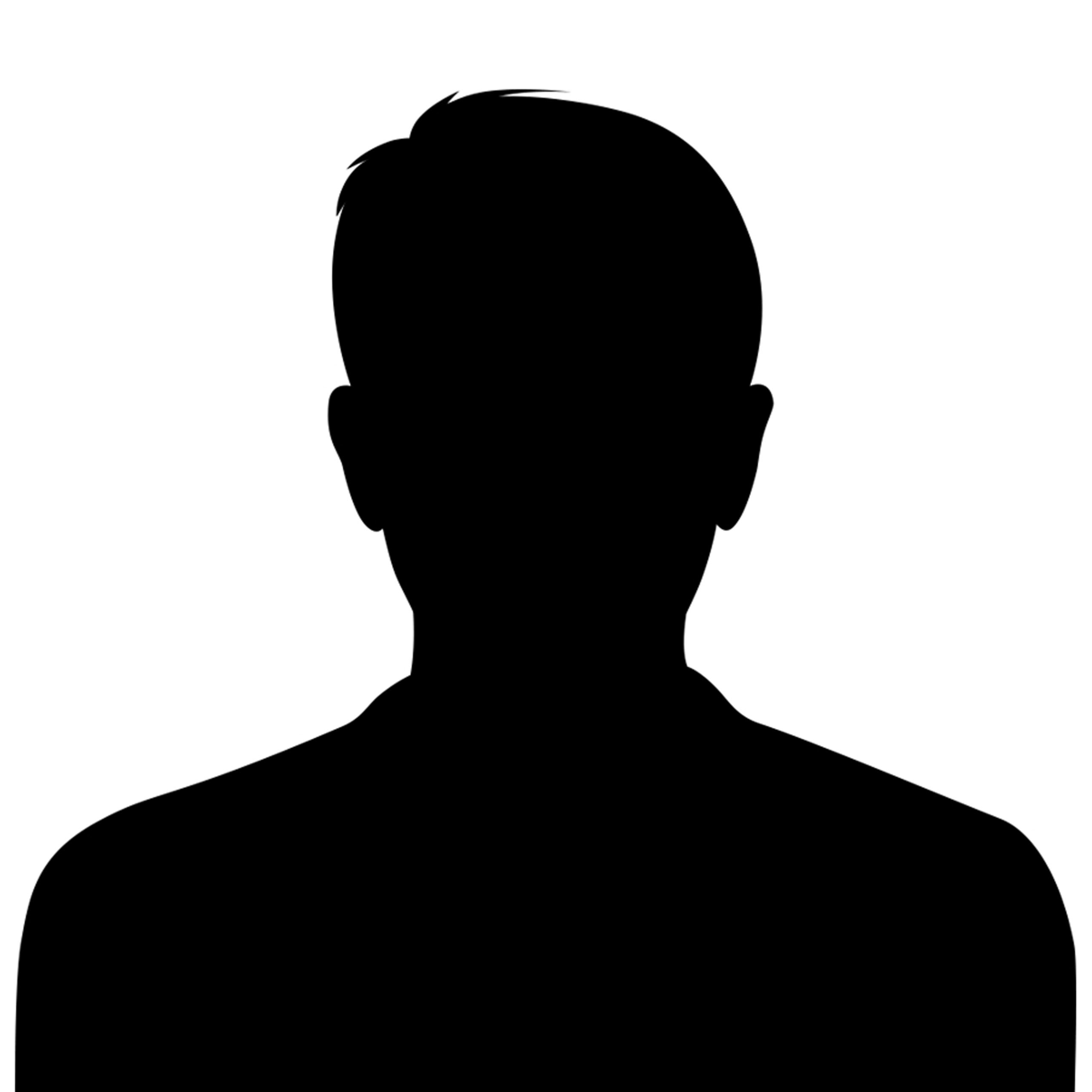 Male silhouette